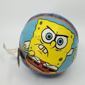 SpongeBob SquarePants Mini Soft Round Ball 4" Hedstrom 2002 RARE